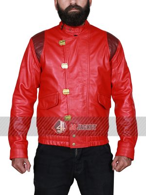 Akira Kaneda Red Leather Jacket-0