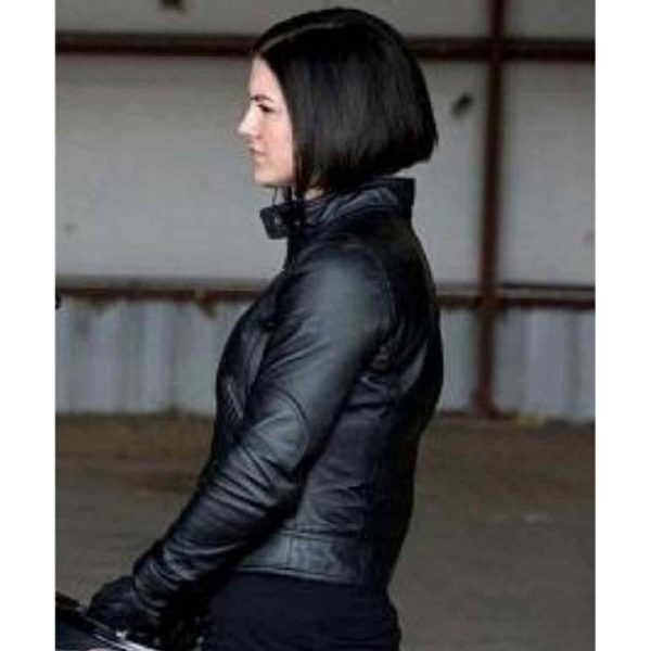 Haywire Gina Carano Biker Leather Jacket