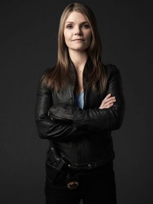 Kathryn Erbe Law and Order Leather Jacket-0