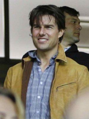 Tom Cruise Brown Leather Jacket