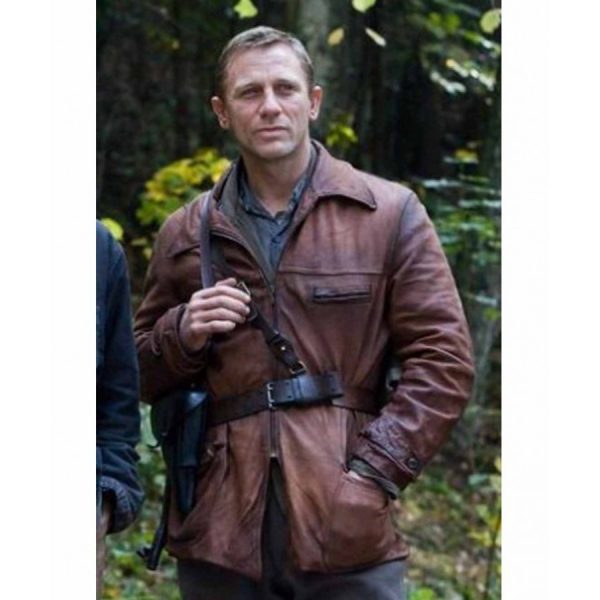 Tuvia Bielski Defiance Daniel Craig Leather Jacket-0