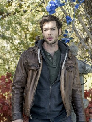 Ethan Peck Brown Leather Jacket The Curse of Sleeping Beauty -0