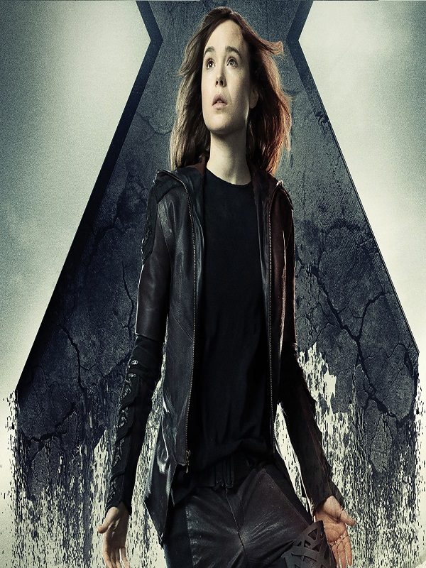Kitty Pryde Brown Leather Jacket X-Men Days Of Future Past-0
