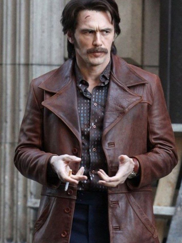 James Franco The Deuce Distressed Leather Jacket