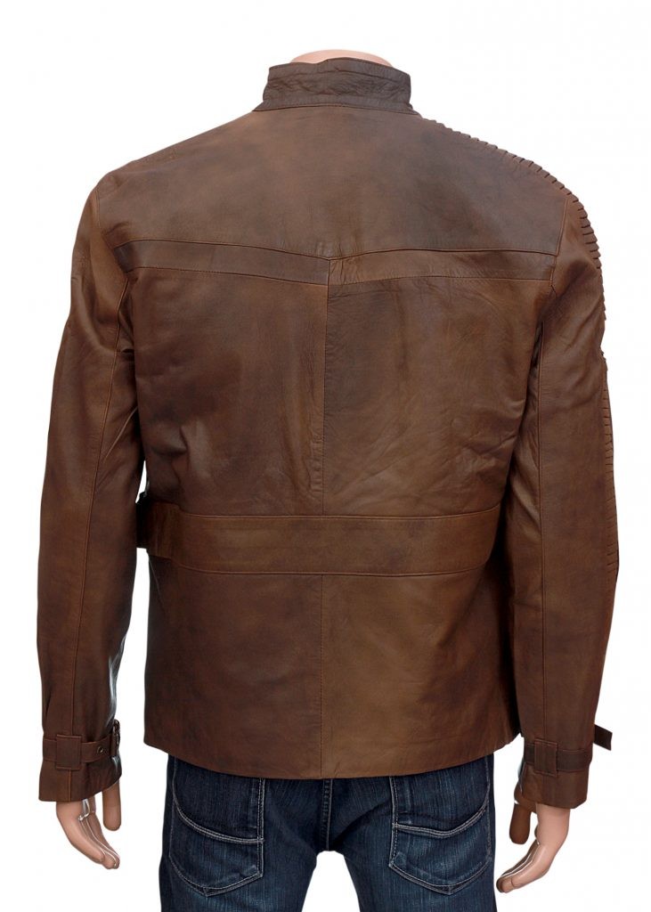 Finn Star Wars Distressed Brown Leather Jacket - J4Jacket
