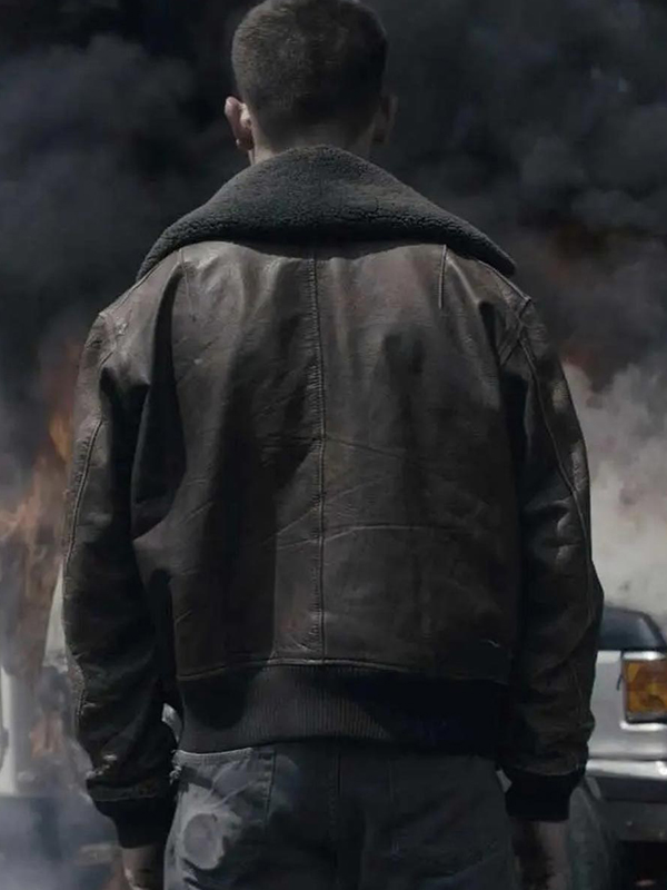 Exodus Connor Brown Leather Jacket