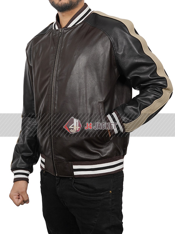 Omar Ayuso Elite Leather Varsity Jacket