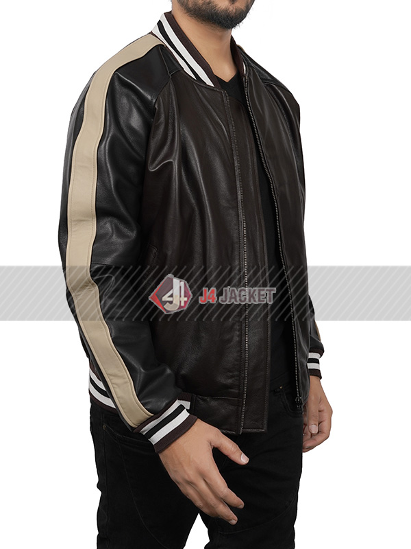 Omar Elite Leather Bomber Jacket