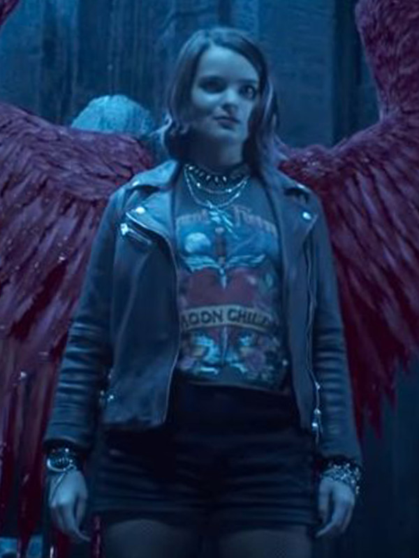 Rory Lucifer S06 Brianna Hildebrand Leather Jacket