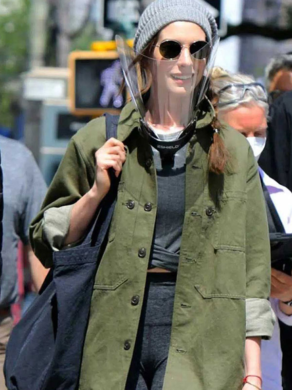 WeCrashed Anne Hathaway Green Jacket