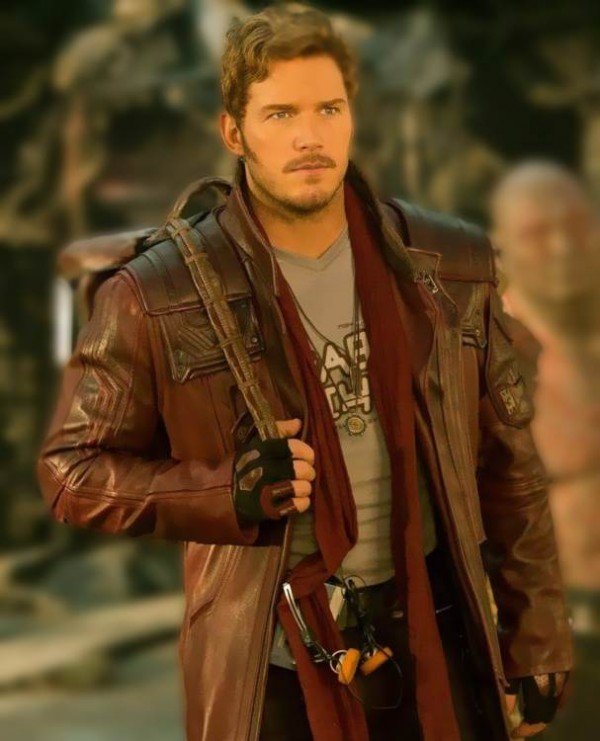 Chris Pratt Guardians of the Galaxy Volume 2 Leather Trench Coat