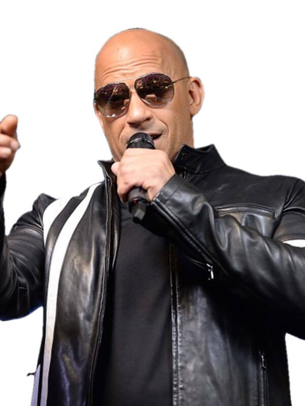 Vin Diesel Bloodshot 2020 Cafe Racer Black Leather Jacket