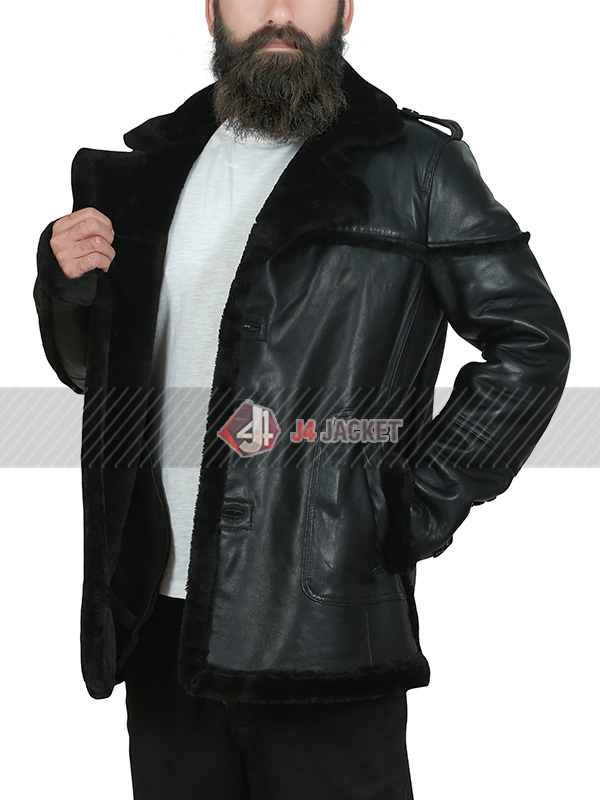 Ben Barnes TV Series The Punisher Season 2 Black Leather Jacket