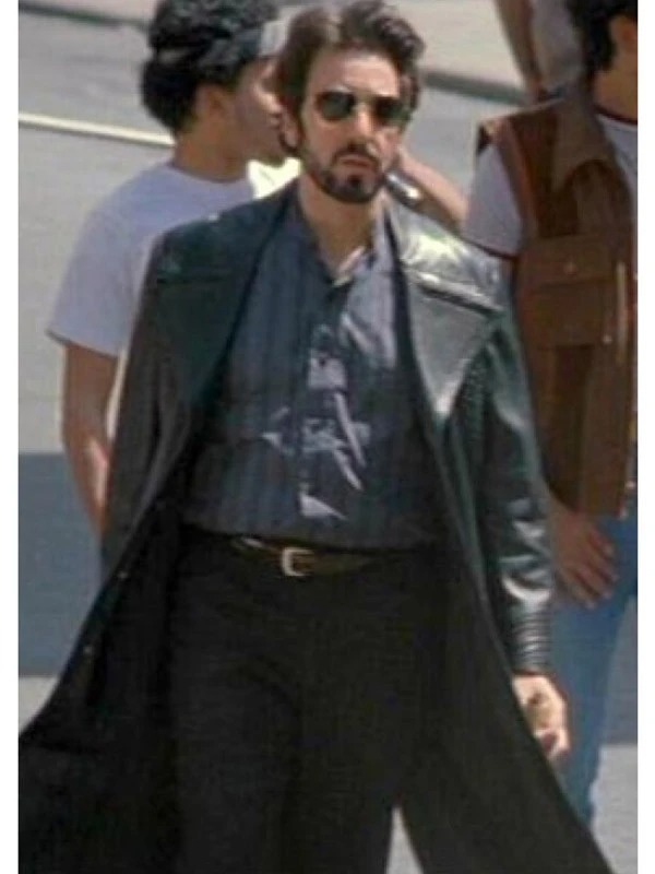 Carlito Brigante Carlito's Way Movie Al Pacino Black Leather Coat