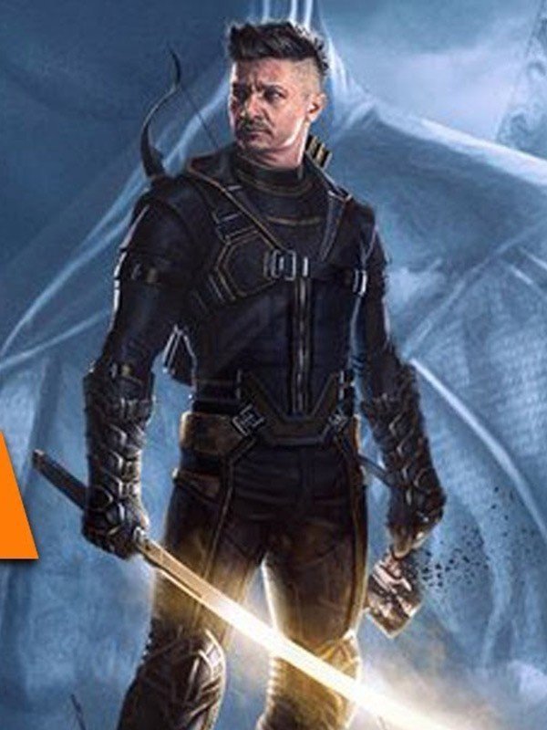 Jeremy Renner Avengers Endgames Clint Barton Hooded Leather Jacket