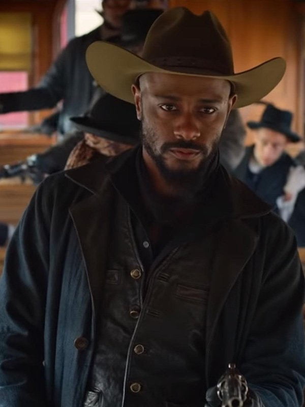 Cherokee Bill The Harder They Fall 2021 Lakeith Stanfield Black Coat