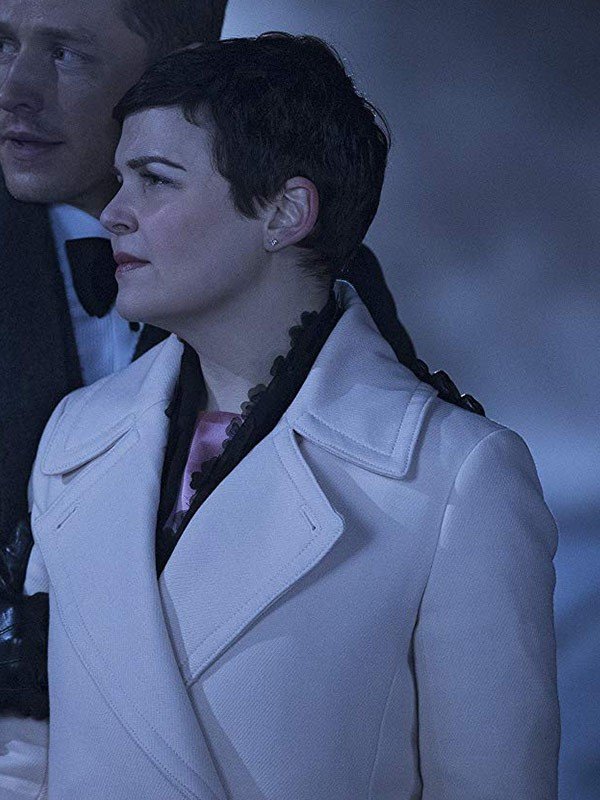 Mary Margaret Blanchard TV Series Once Upon a Time Ginnifer Goodwin Leather Trench Coat