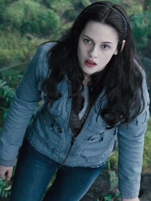 Bella Swan Twilight Movie Kristen Stewart Gray Cotton Jacket
