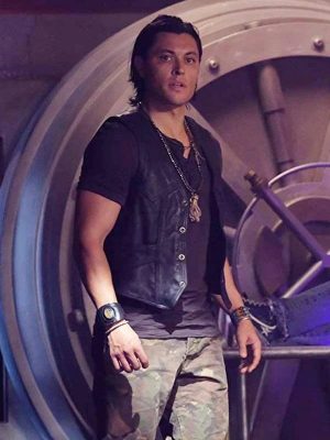 Blair Redford Tv Series The Gifted Black Leather Vest