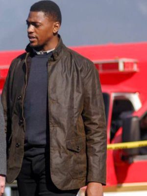 Damien Asante Tv Series The InBetween Justin Cornwell Distressed Leather Jacket