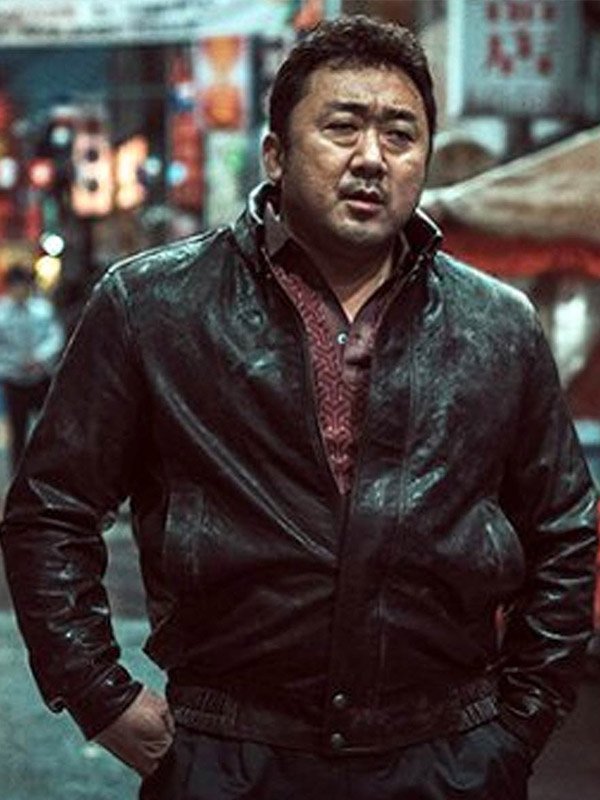Gilgamesh Movie Eternals 2021 Ma Dong-Seok Black Leather Jacket