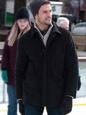 Ryan Cooper 2020 Movie Christmas on Ice Noah Cotton Jacket