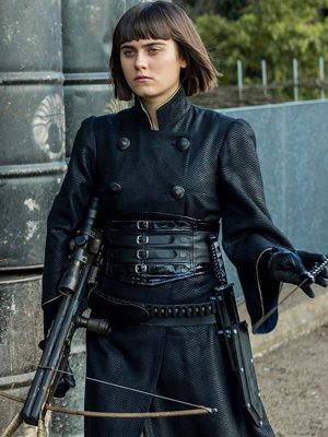 Ally Ioannides Tv Series Into the Badlands Leather Coat