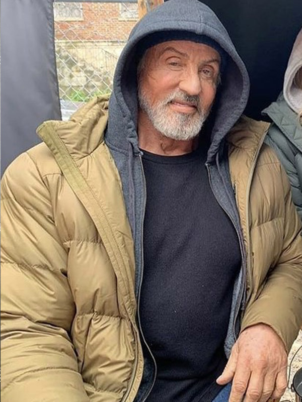 Sylvester Stallone (2022) Movie Samaritan Stanley Kominski Puffer Jacket