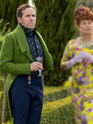 Ben Miller Tv Series Bridgerton Lord Featherington Green Tailcoat