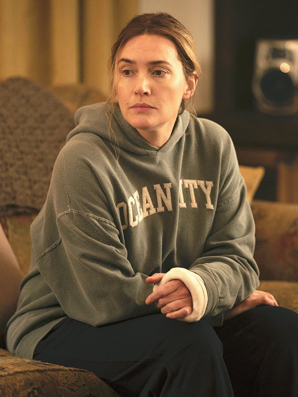 Kate Winslet Tv Series Mare of Easttown Detective Mare Sheehan Gray Hoodie
