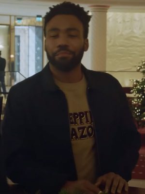 Atlanta Season 3 Earnest Marks Black Zipper Jacket