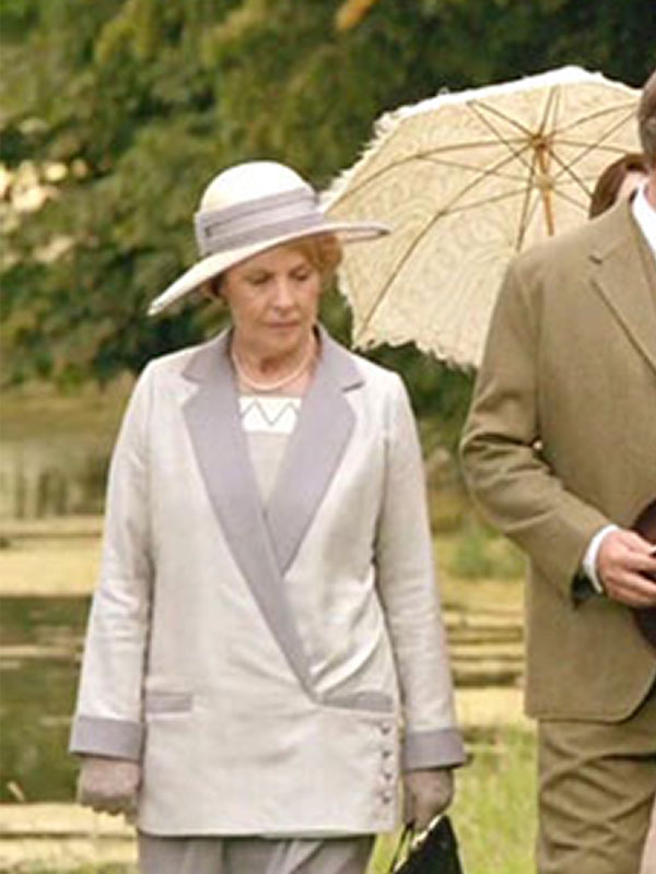 Downton Abbey A New Era Isobel Merton Grey Coat