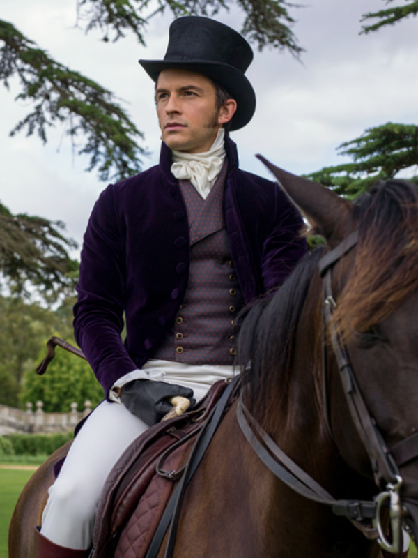 Bridgerton Lord Anthony Bridgerton Purple Coat