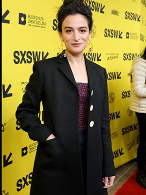 Everything Everywhere All at Once Jenny Slate Black Trench Coat