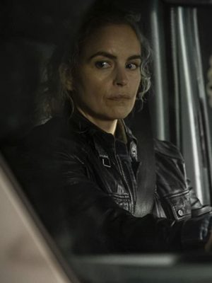 The Contractor Nina Hoss Leather Jacket