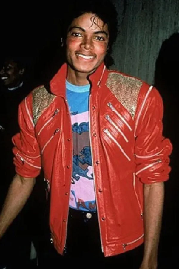 Michael Jackson Beat it Red Leather jacket