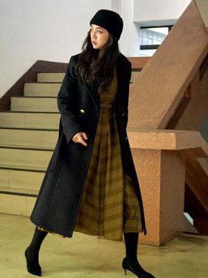 Decision to Leave Movie Tang Wei Black Wool Coat