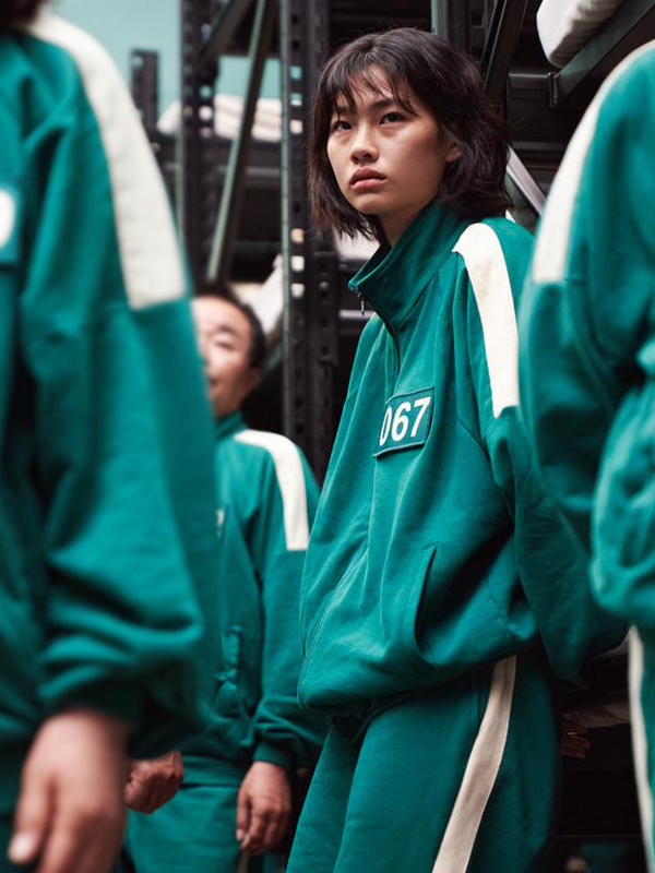 TV Series Squid Game Green Tracksuit Outfit