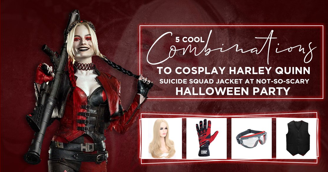 5 Cool Combinations To Cosplay Harley Quinn Suicide Squad Jacket At Not