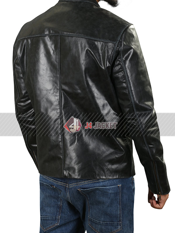 Men’s Cafe Racer Leather Jacket