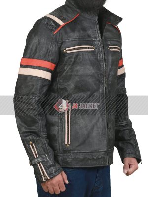 Men’s Café Racer Leather Jacket