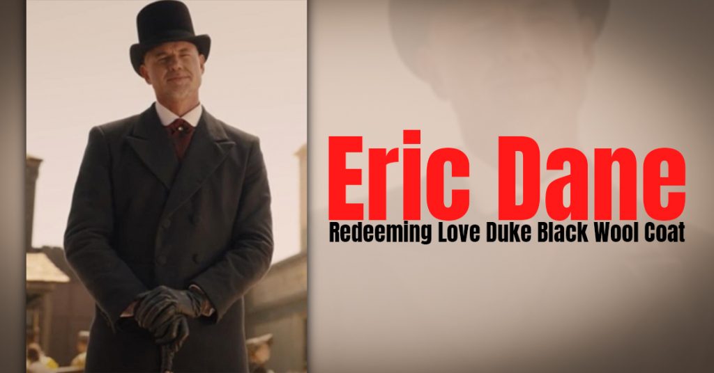 Duke Redeeming Love Eric Dane Black Trench Coat