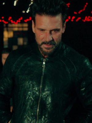 A Day to Die Frank Grillo Black Leather Jacket