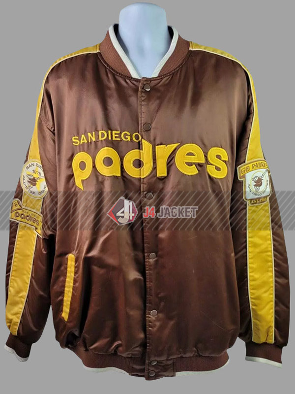 American Baseball Team San Diego Padres All Star 1978 Brown Jacket