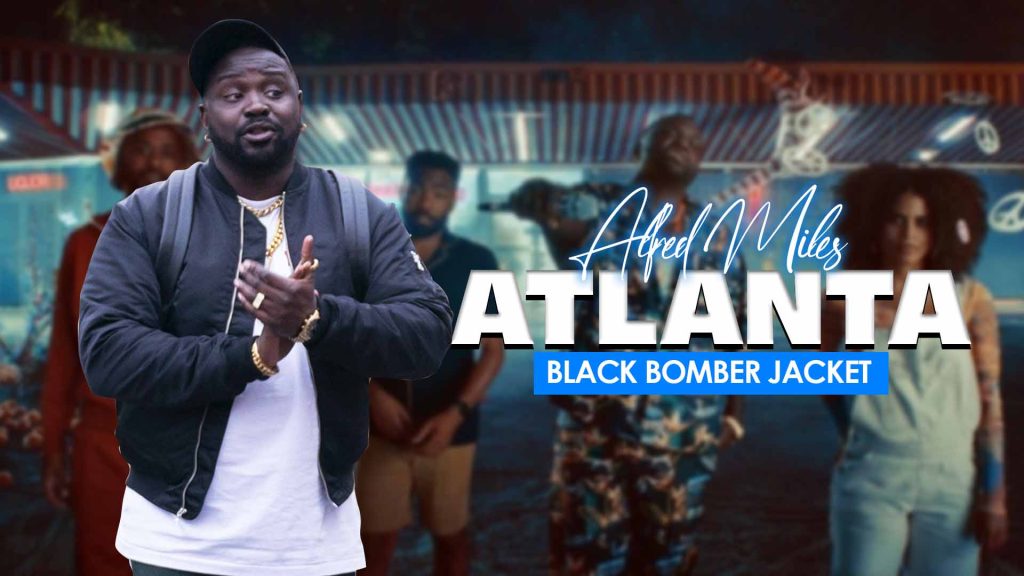 Atlanta Season 3 Alfred Miles Black Bomber Jacket