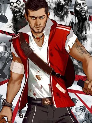Video game Dead Island 2 Cliff Calo Red Hooded Vest