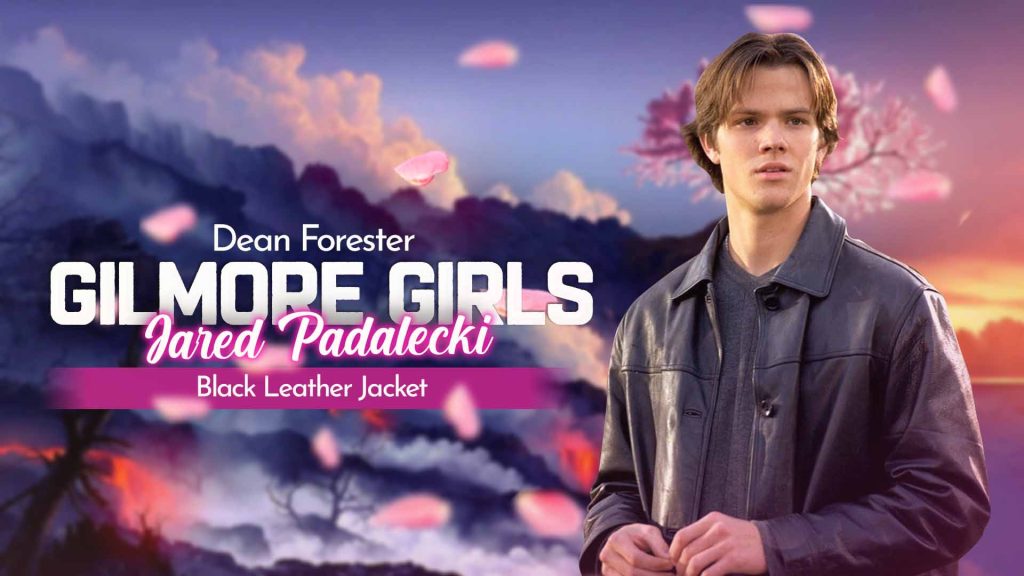 Dean Forester TV Series Gilmore Girls Jared Padalecki Black Leather Jacket