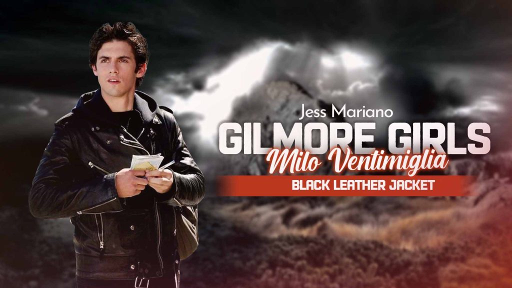 Jess Mariano Tv Series Gilmore Girls Milo Ventimiglia Black Leather Jacket