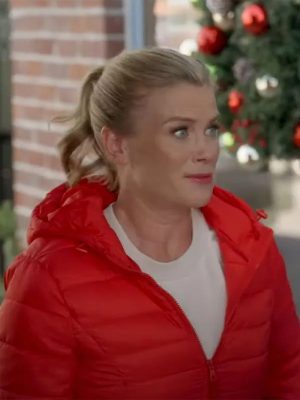A Magical Christmas Village 2022 Alison Sweeney Red Jacket