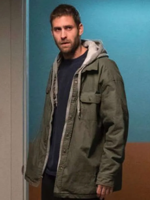 Oliver Jackson-Cohen The Haunting of Hill House Green Jacket